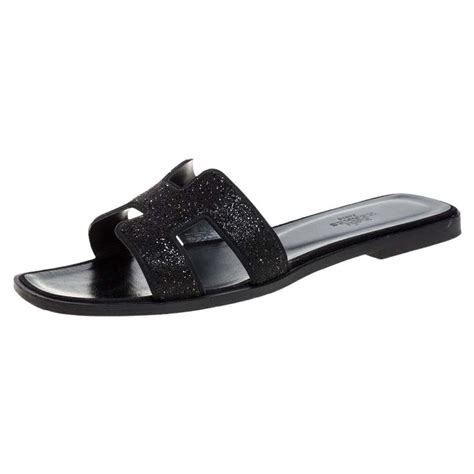 hermes sandals with glitter|Hermes sandals for women.